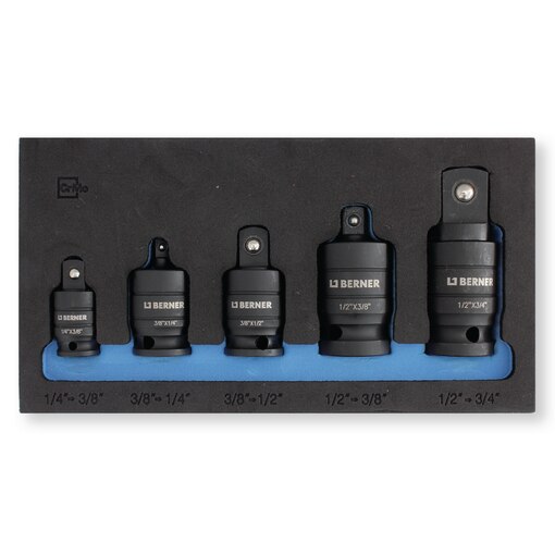 Set 5 adaptadores aumentadores-reductores impacto rótula